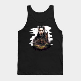 ADDAMS Family, Wednesday-inspired design, Tank Top